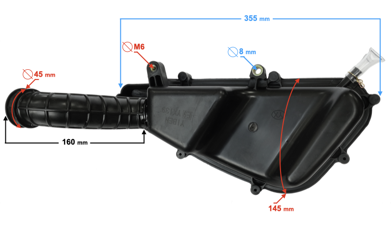 Filtr powietrza obudowa Barton Scalpel