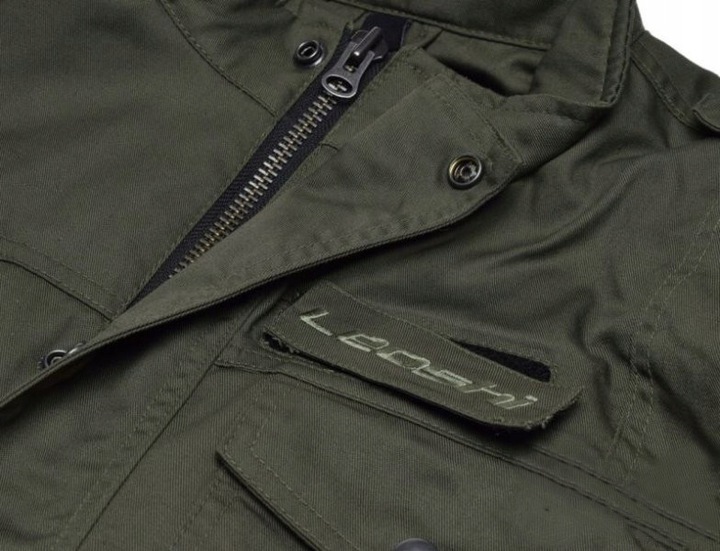 Kurtka motocyklowa Leoshi Military Full Armor