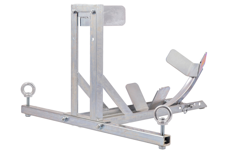 Stojak uchwyt podnośnik pod przednią oponę koło HLP ocynk