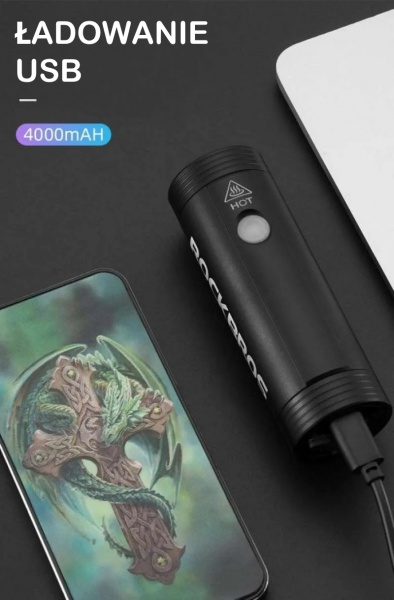 ROCKBROS Lampka rowerowa przednia 400LM (R1400)