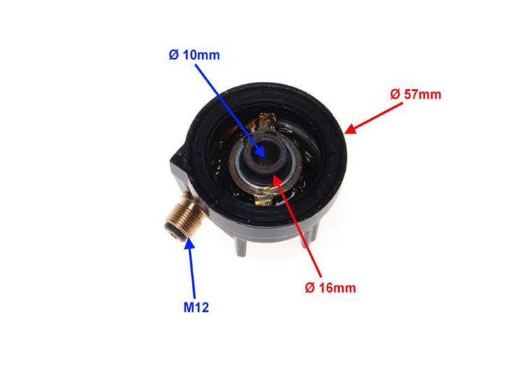 Napęd licznika oś 10mm kpl Bajaj Sunny