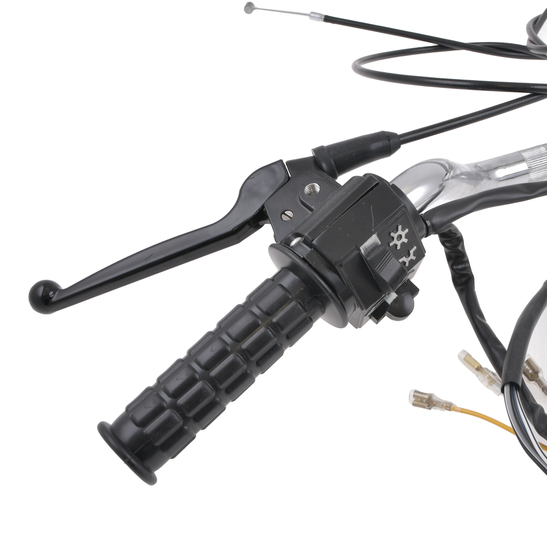 Kierownica chromowana kompletna z osprzętem Simson S51 S53 S70 S83 DPR Classic