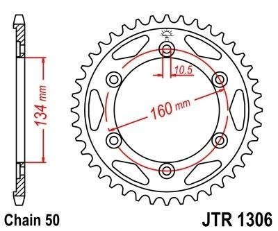Zębatka Tylna Stalowa JT 42z 530 Honda CBR VTR