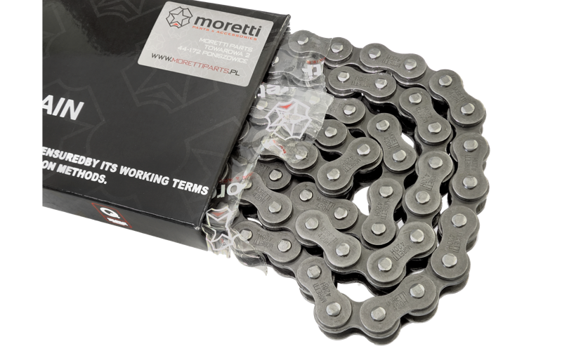 Łańcuch napędowy Moretti 420H-112L (bez o-ring)