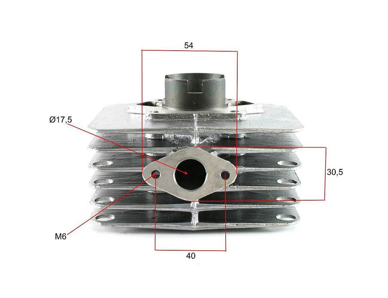 Cylinder 38mm nominał simson s51 sr50 enduro pl
