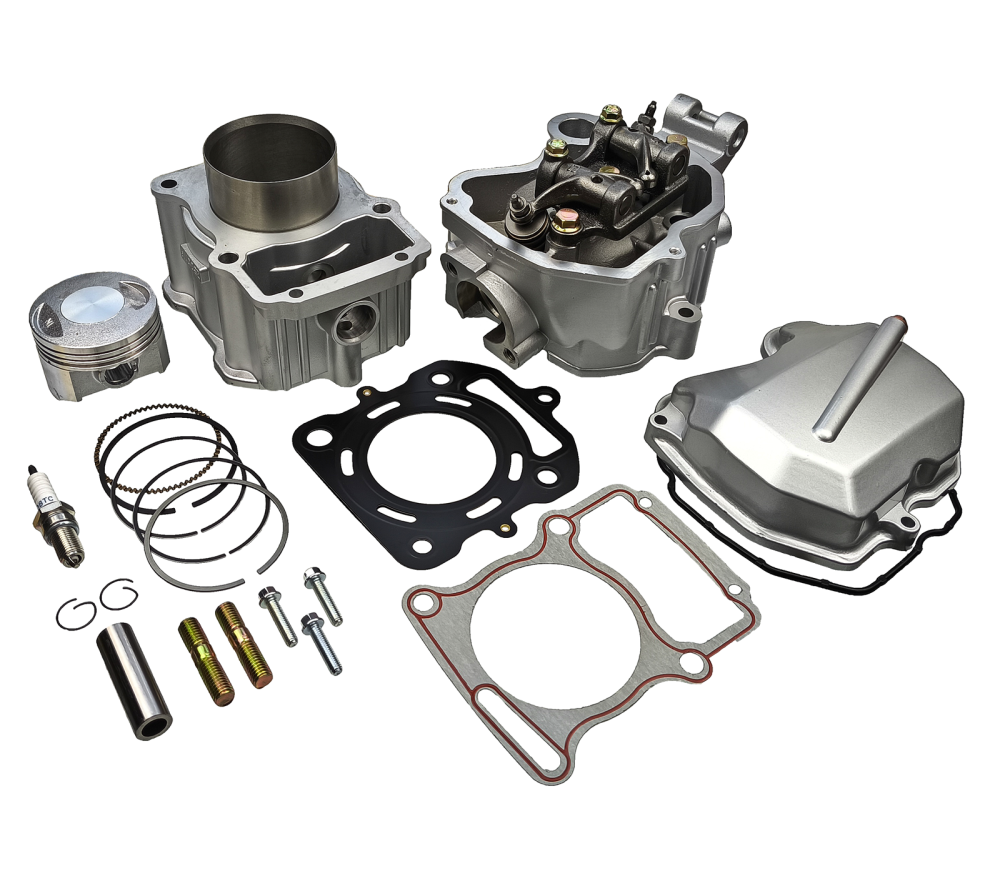 Cylinder 67mm głowica uzbrojona pokrywa zaworów quad atv 250cc ciecz