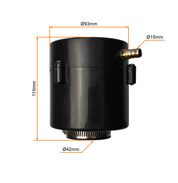Filtr powietrza tuba 42mm quad atv Bashan Loncin Shineray 150 200 250
