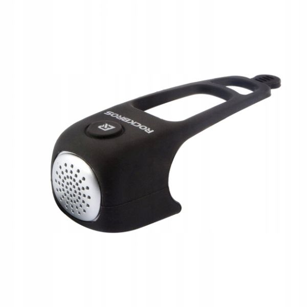 Rockbros dzwonek rowerowy czarny elektroniczny 90db