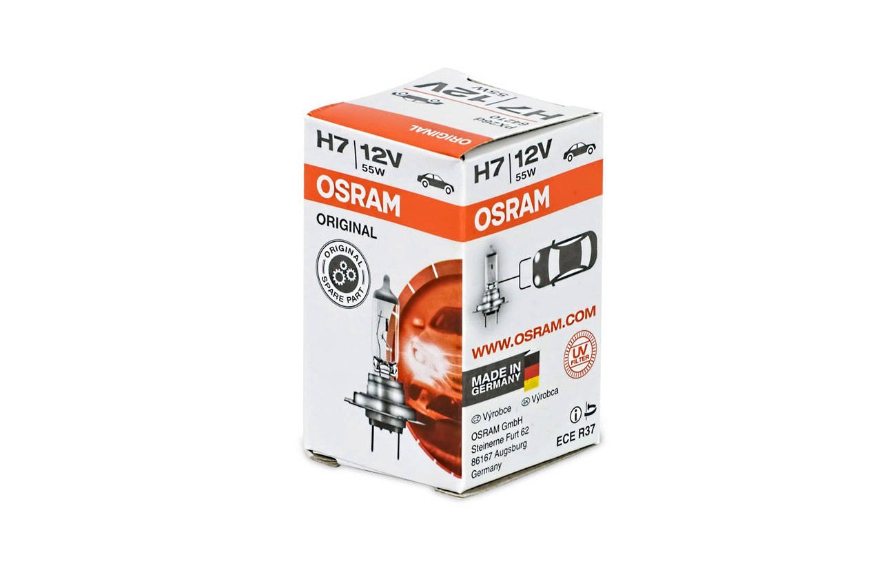 Żarówka Osram H7 12V 55W PX26D Światła Mijania