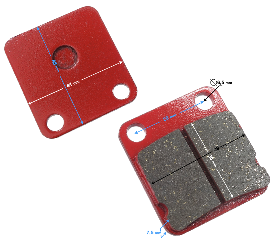 Klocki hamulcowe przód skuter Barton Falcon 2T 50