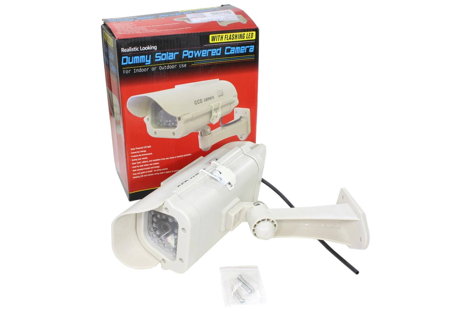 Kamera Led lampa solarna atrapa