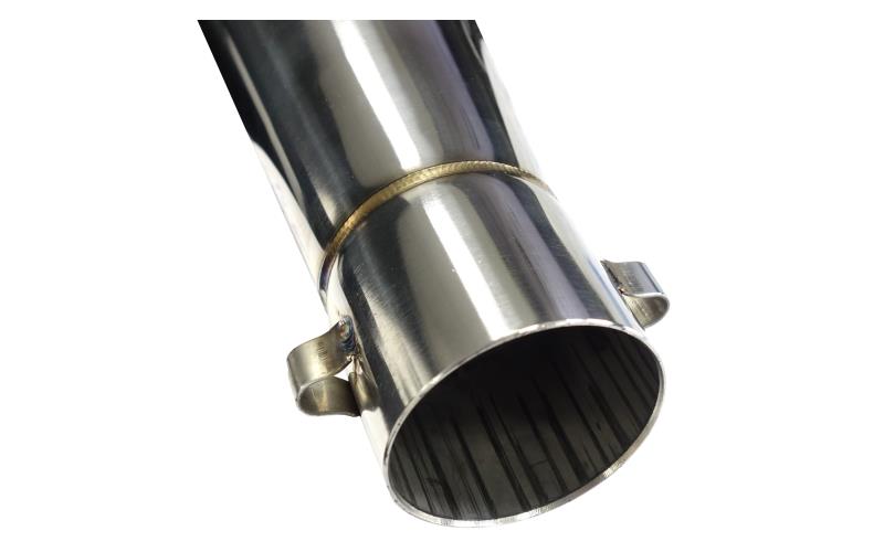 Tłumik wydech tuningowy uniwersalny stal03