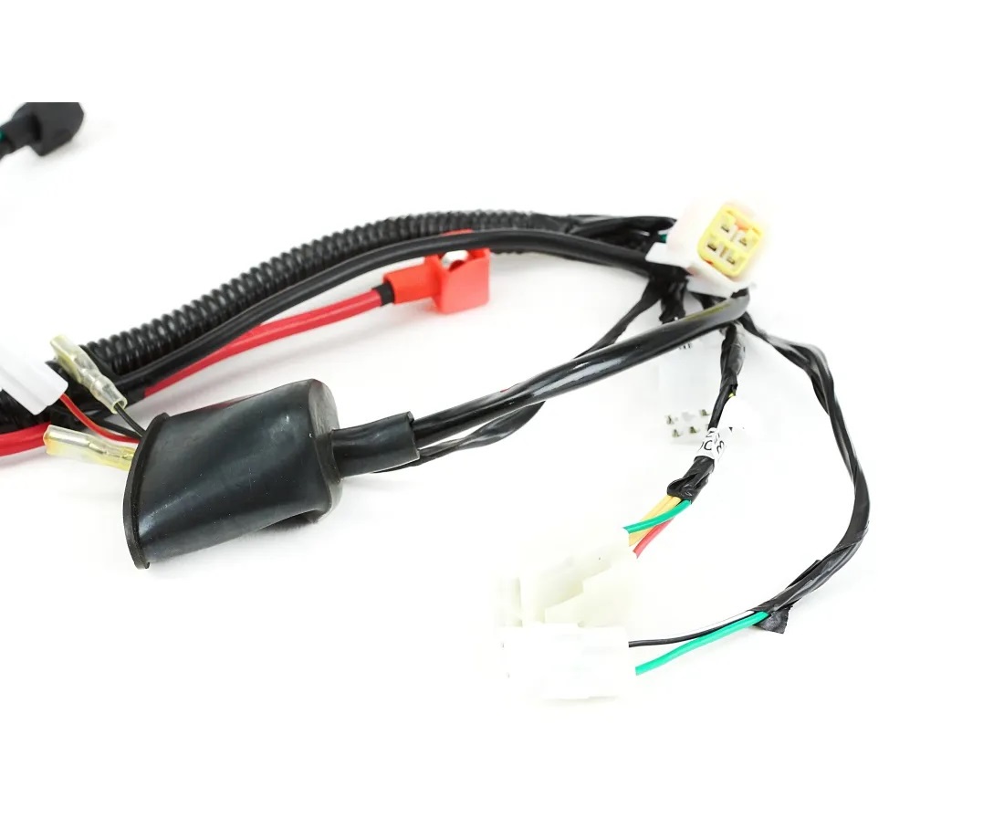 Wiązka przewodów z rozrusznikiem instalacja elektryczna pitbike Kayo TS90