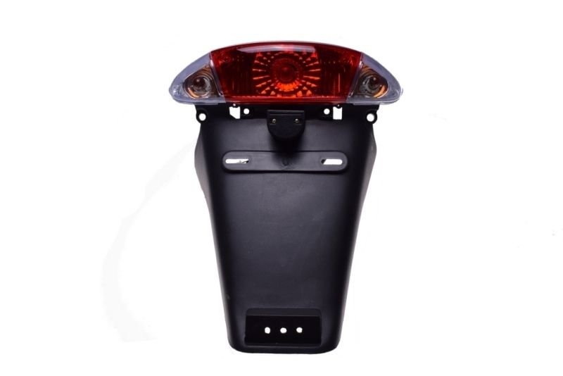 Lampa tył z błotnikiem qt-4 biały kierunkowskaz