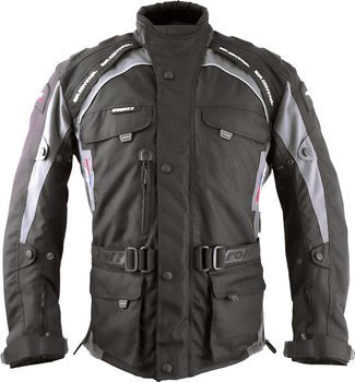 ROLEFF Kurtka Tekstylna Długa Czarna Wind-Tex