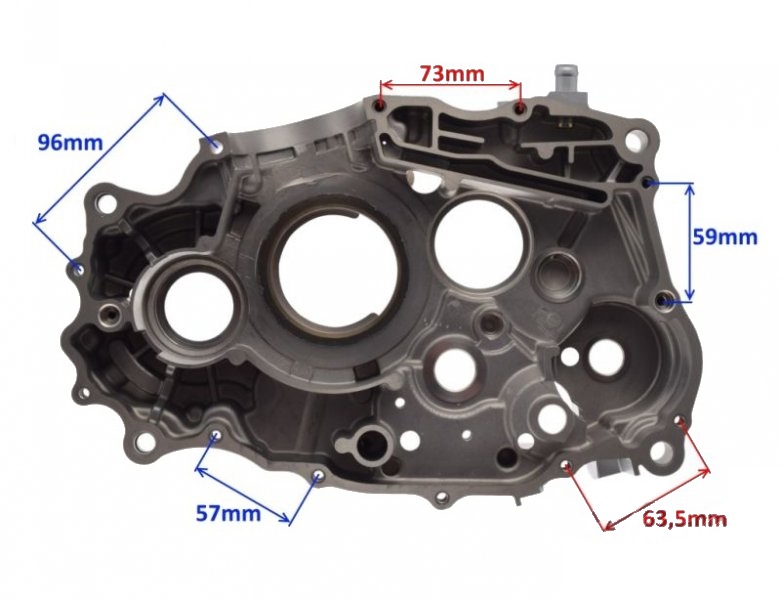 Obudowa karter silnika prawy Zipp VZ-2 125ccm