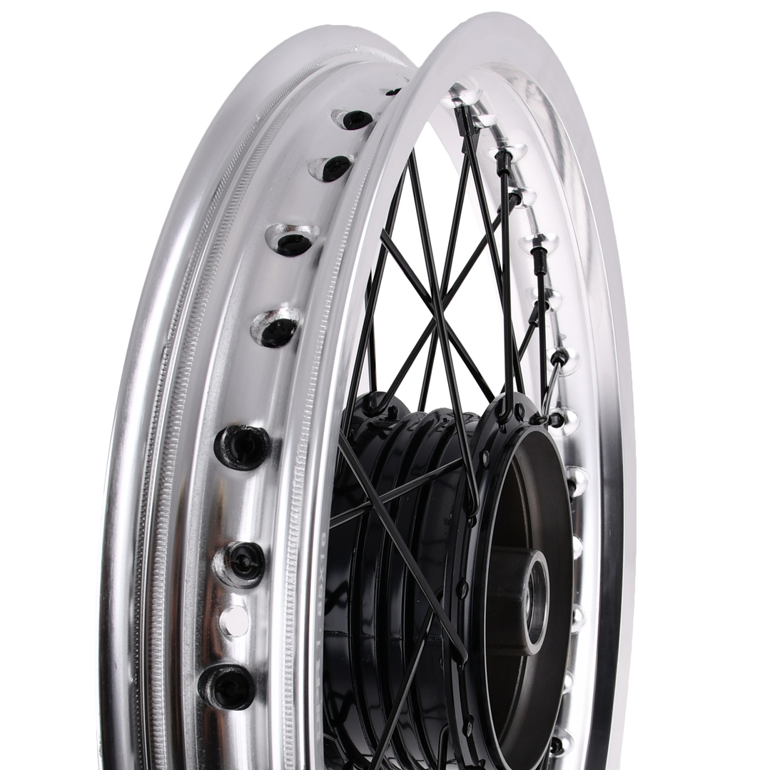 Koło jezdne 1,85x16 Simson S50/51/70 alu czarne DPR