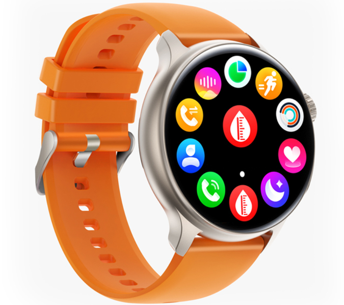 Smartwatch zegarek Rubicon damski męski RNCF12 srebrny tryby sportowe SMS