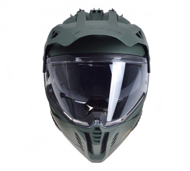 Kask LS2 MX702 Pioneer II Solid M. MIL. GR. homologacja 22.06