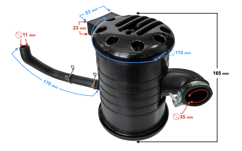 Filtr powietrza Barton FR2