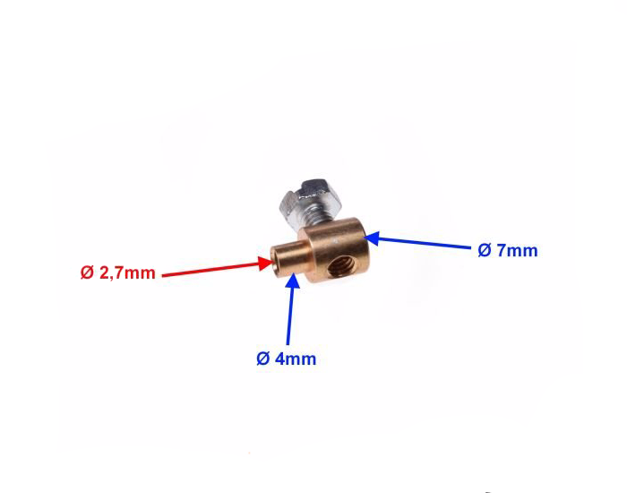 Zaczep awaryjny końcówka linki gazu sprzęgła typ 1