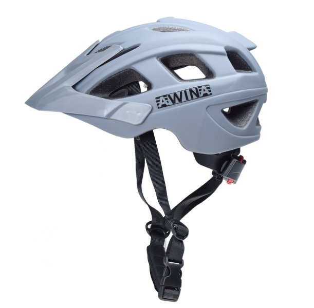 Kask rowerowy dziecięcy Awina by Moon szary rozmiar M 53cm - 56cm