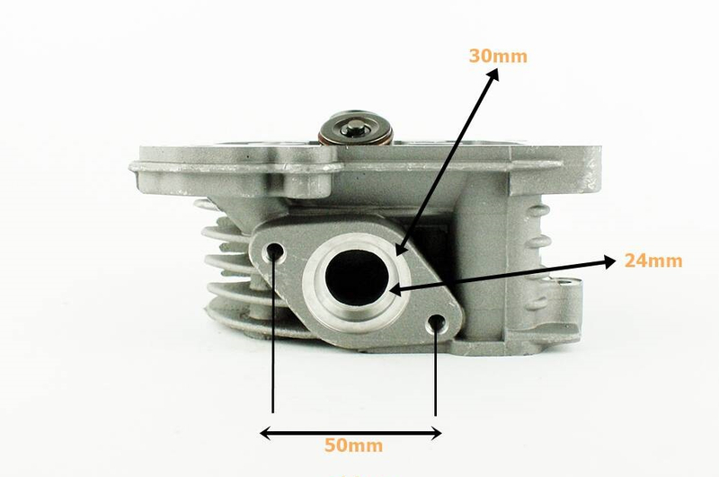 Cylinder głowica 4T GY6 90ccm 50mm odpowietrzenie