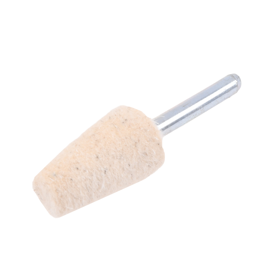 Trzpień tarcza polerska 20x30mm filcowa stożkowo walcowa