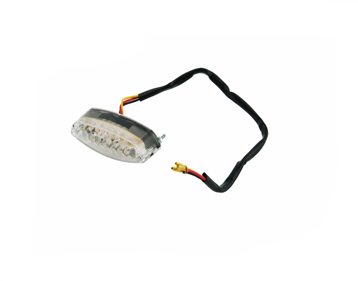 Lampa tył 21 led trapez e11 12v enduro street