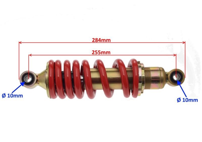 Amortyzator tył do junak 905 10 / 255 / 284mm