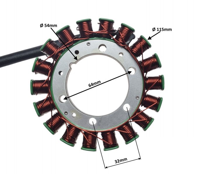 Stator iskrownik 18 cewek quad atv CF MOTO 500 600 X5 X6 Z6 CF188