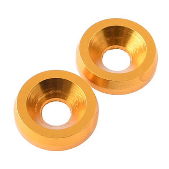 Podkładki śruby amortyzatora tył M8 alu cnc złote Simson DPR Performance