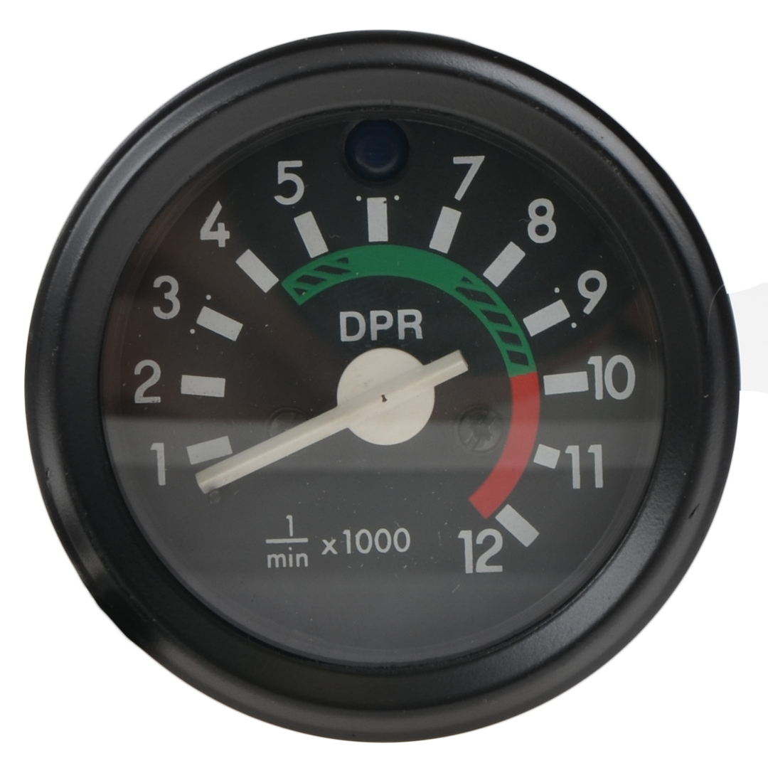 Obrotomierz 12000 RPM 60mm 12V podświetlenie kontrolka Simson S51 S70 DPR