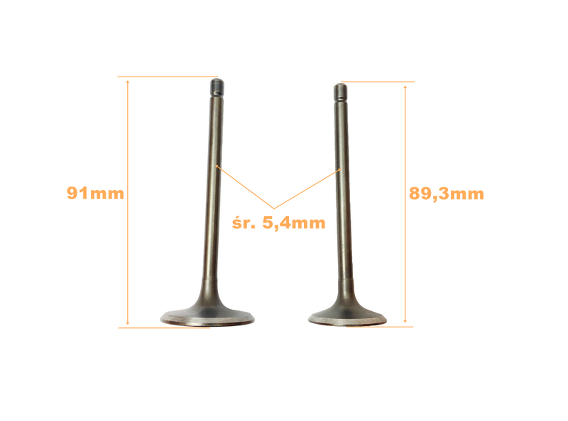 Zawór ssący i wydechowy chiński quad atv Bashan 250