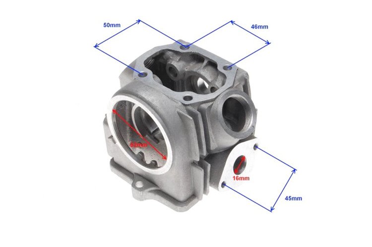 Głowica 50ccm 4t bez wałka 139fmb king łoś kpl