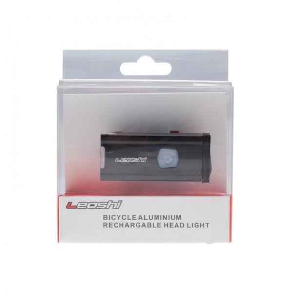 Lampa rowerowa przód alu 3 watt usb 200 lm