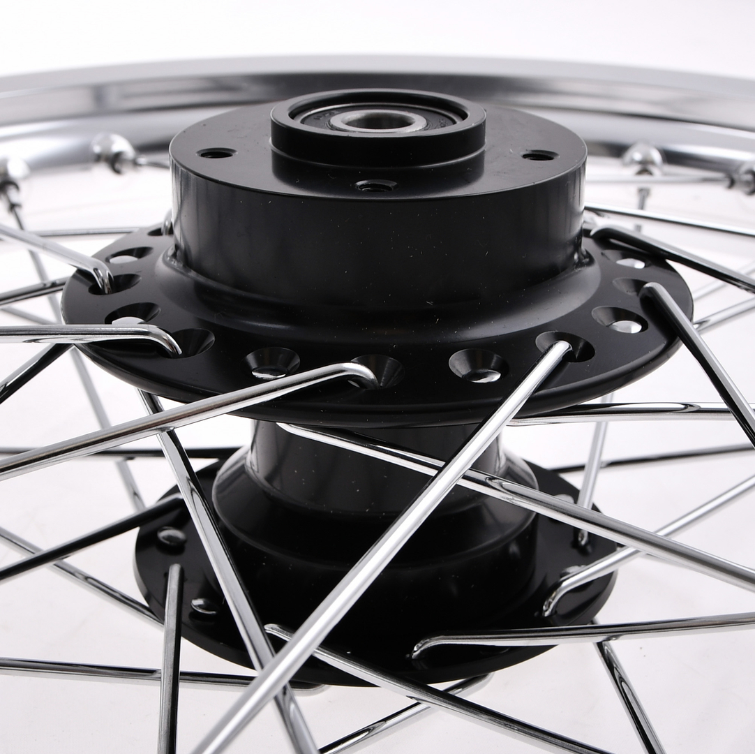 Koło jezdne 1,60x16 Simson S51 alu szprychy chrom DPR