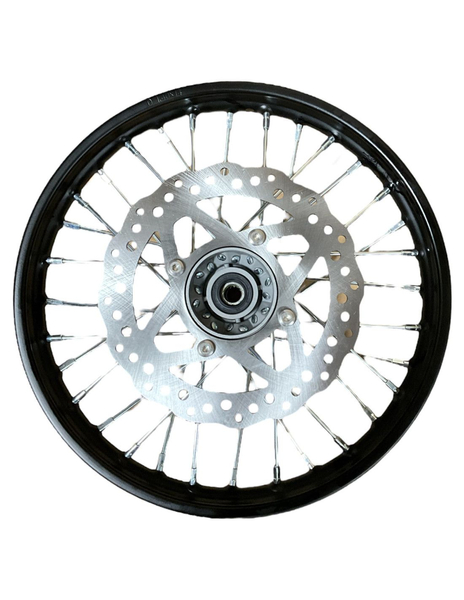 Felga przód 1.4x14 cali stalowa komplet pitbike 2021 YCF Lite Pilot Start