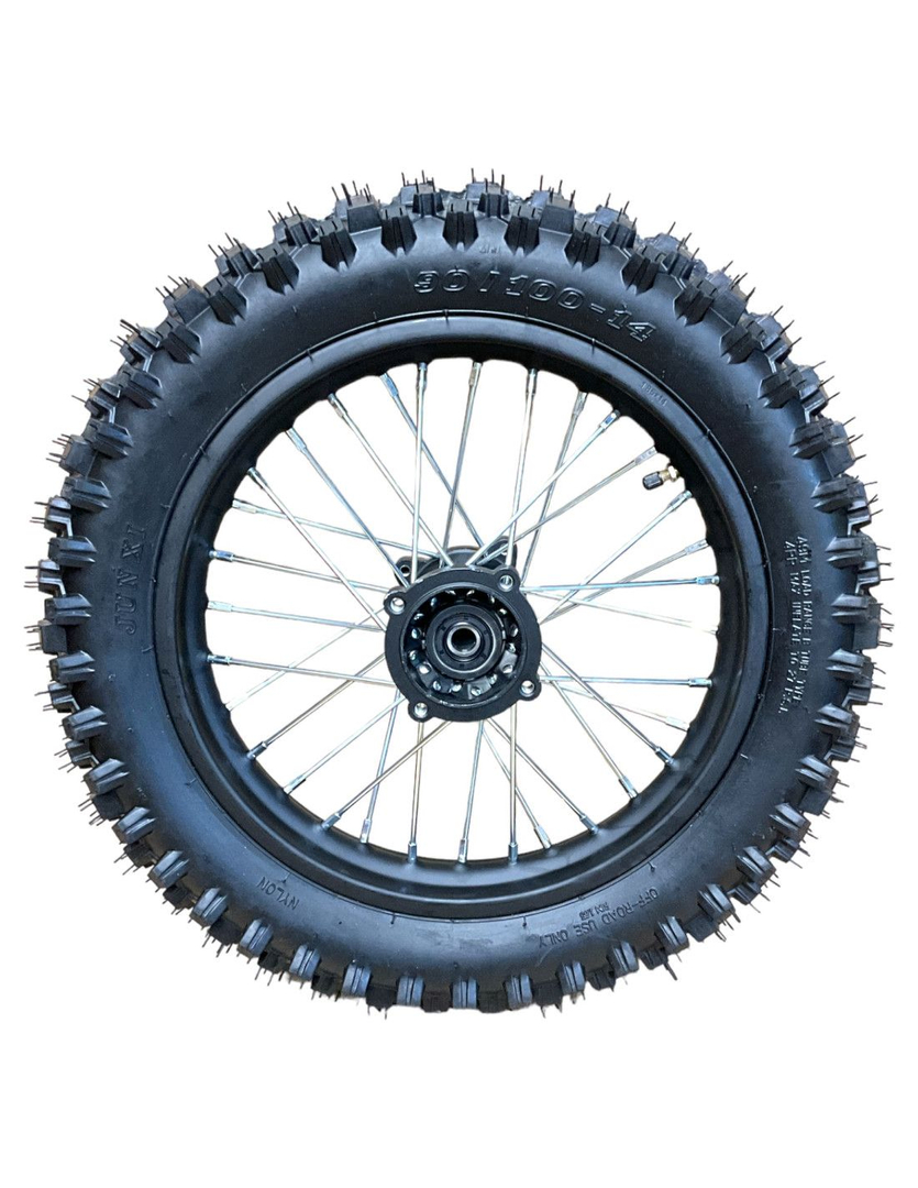 Koła 17/14 przód tył komplet pitbike MRF 120 140 RC Kayo TT140 160 Pitgang