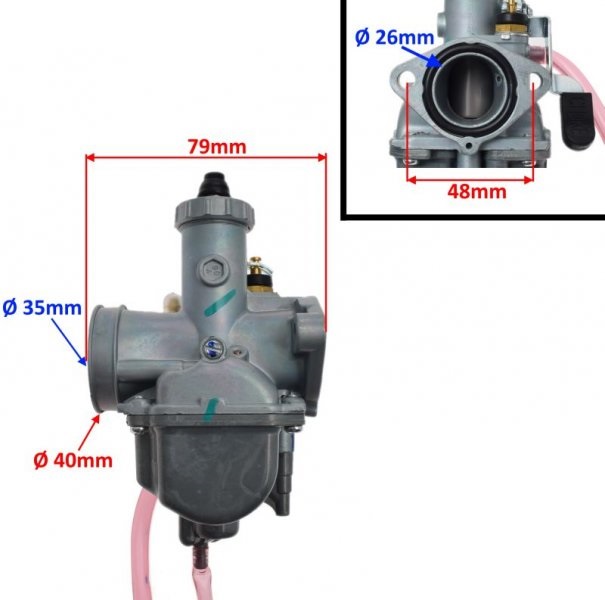 Gaźnik LiFan 125/150ccm Mini Enduro