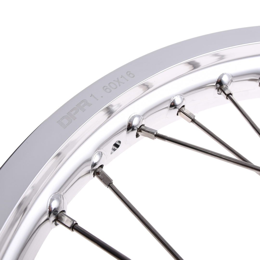 Koło jezdne 1,60x16 Simson S51 alu szprychy inox DPR
