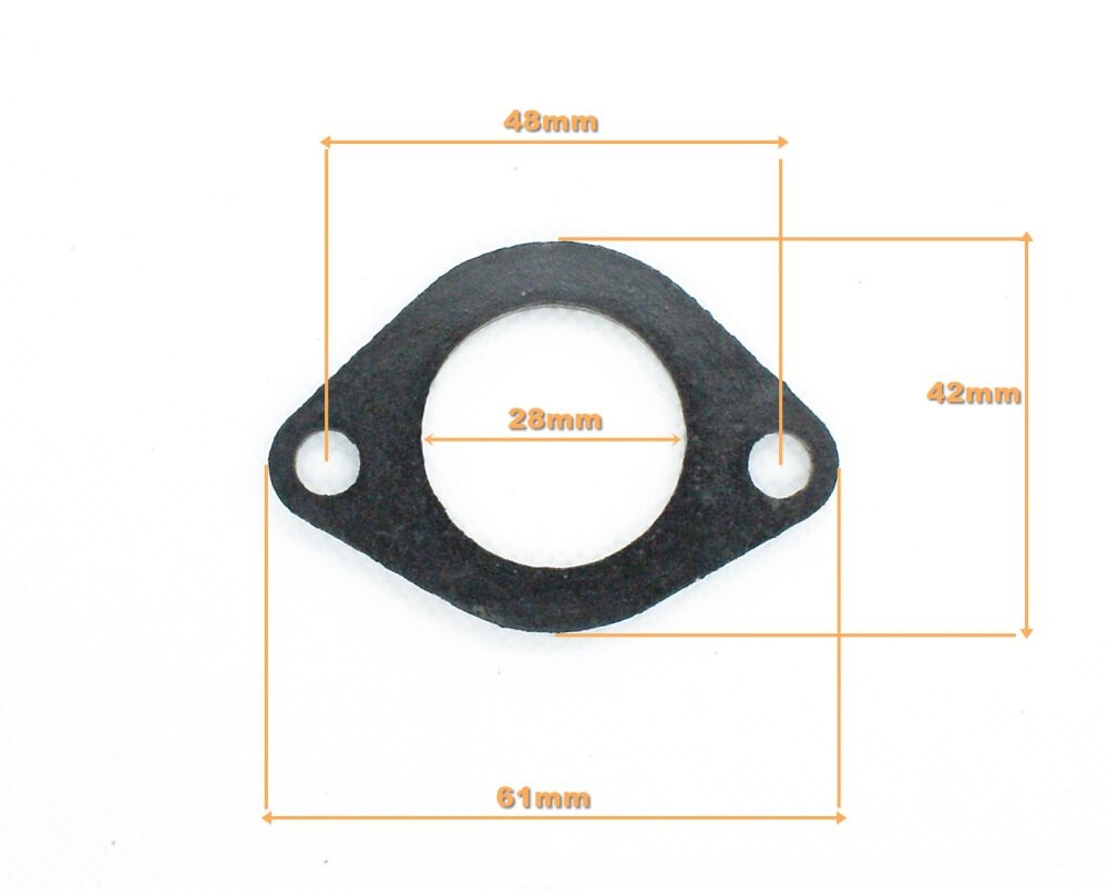 Uszczelka ebonitowa kolektora ssącego króćca chińskie pojazdy 125/150ccm 4T
