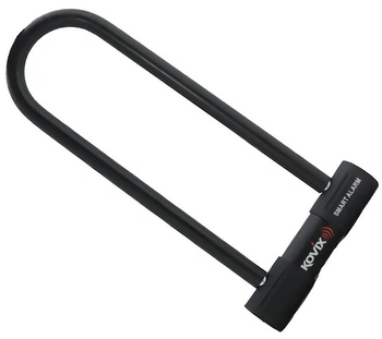 Kłódka U-Lock  z Alarmem KOVIX KTL14-300 Czarna