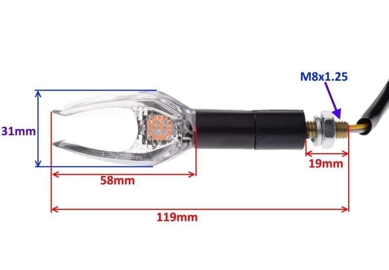 Kierunkowskazy led doskonały wygląd homologacja