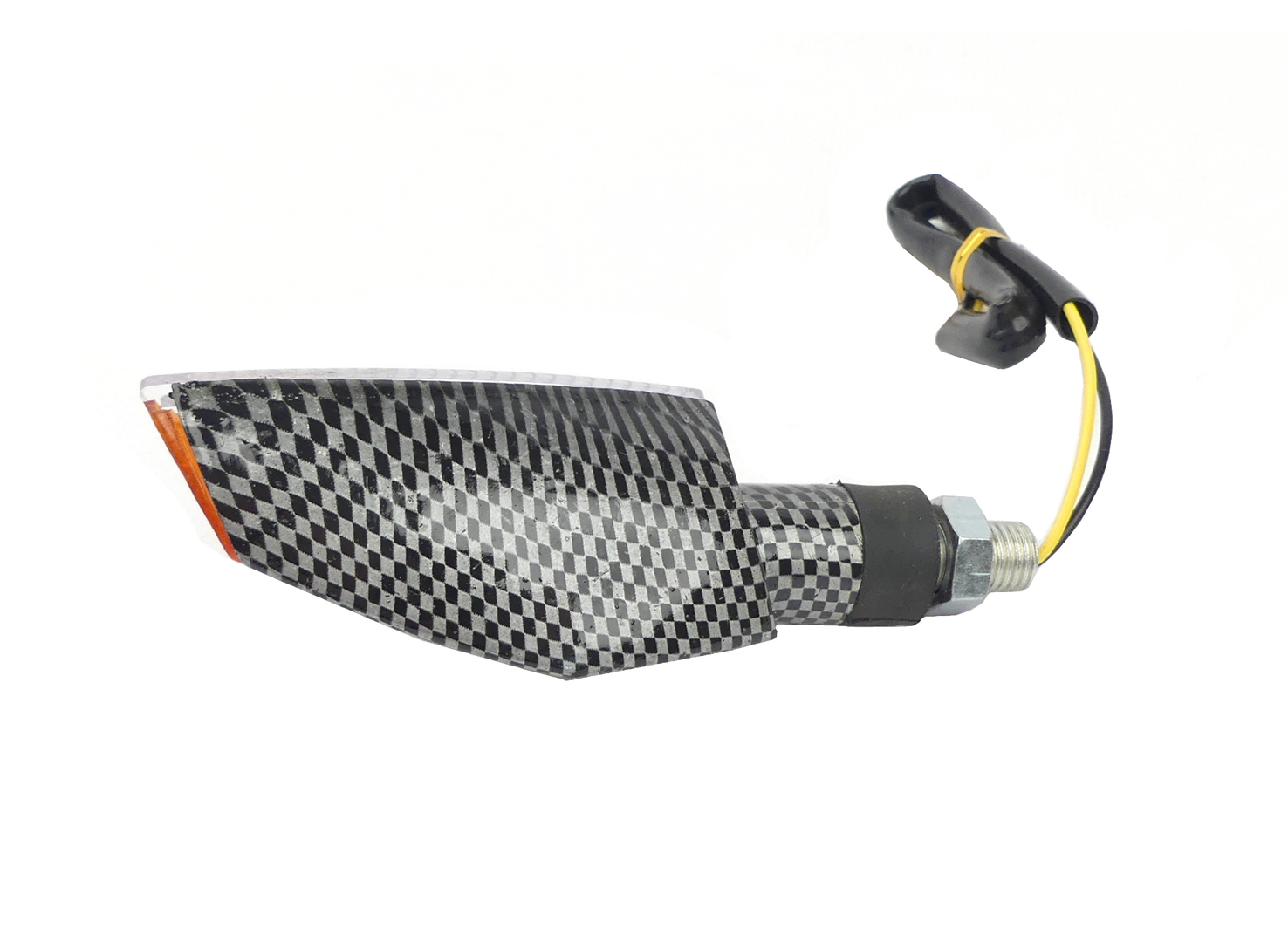 Kierunkowskaz 25 led trapez biały klosz carbon