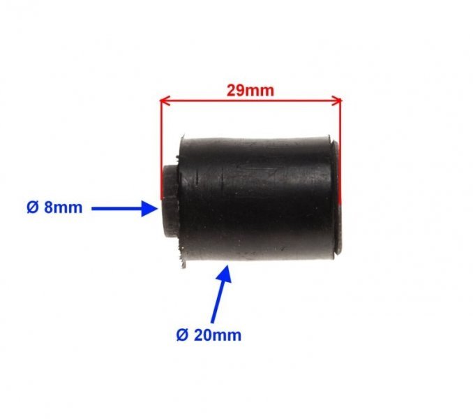Tulejka zawieszenia silnika romet ogar komar kadet