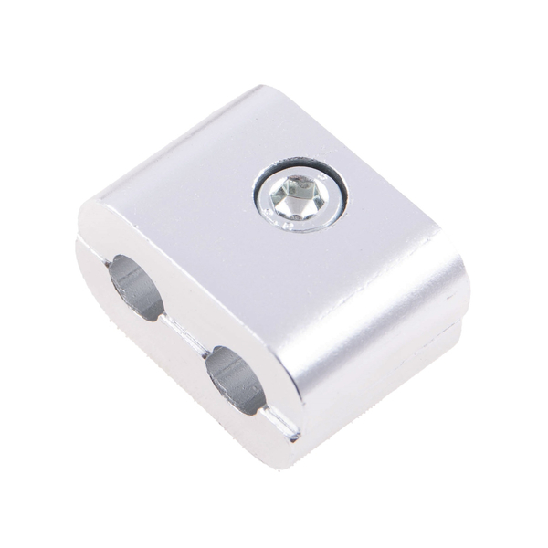 Łącznik linek uniwersalny aluminiowy cnc srebrny Racing Force