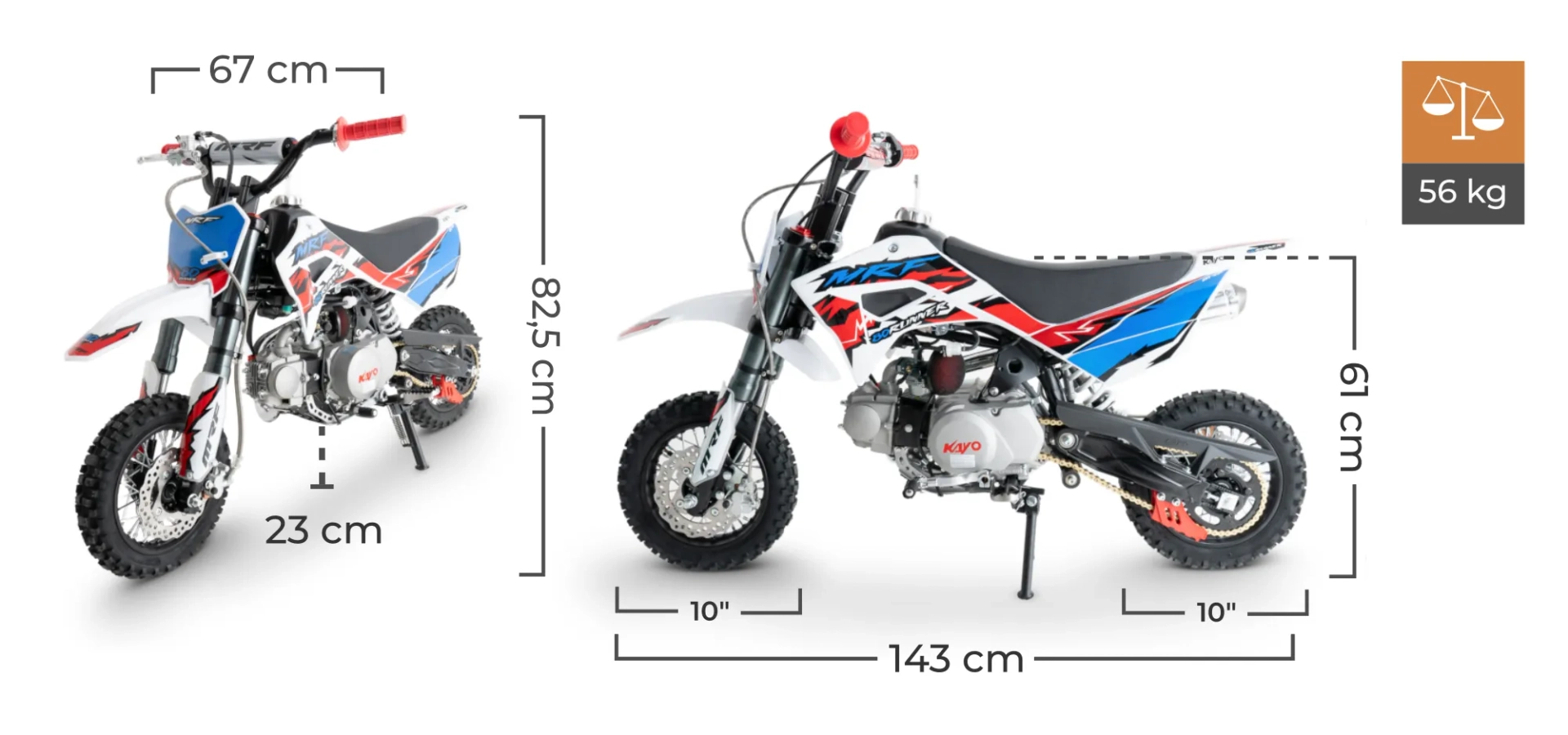 Pit Bike MRF 80 Runner
