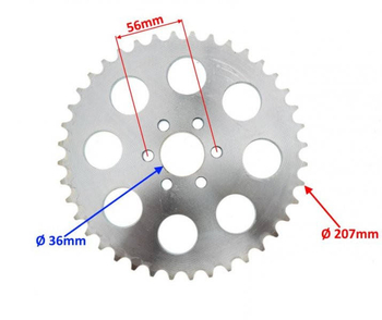 Zębatka tył 40z 525 atv mikilon 250 bashan 250