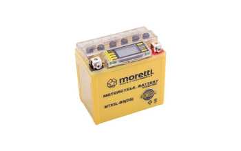 Akumulator AGM (I-Gel) MTX5L-BS Moretti ze wskaźnikiem
